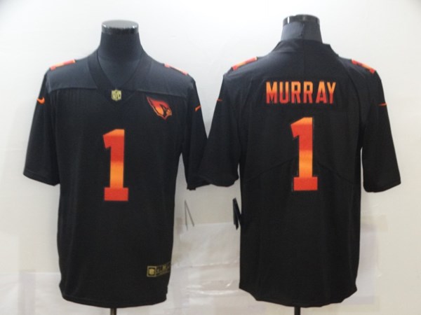 Men's Arizona Cardinals #1 Kyler Murray Black NFL 2020 Fashion Limited Stitched Jersey